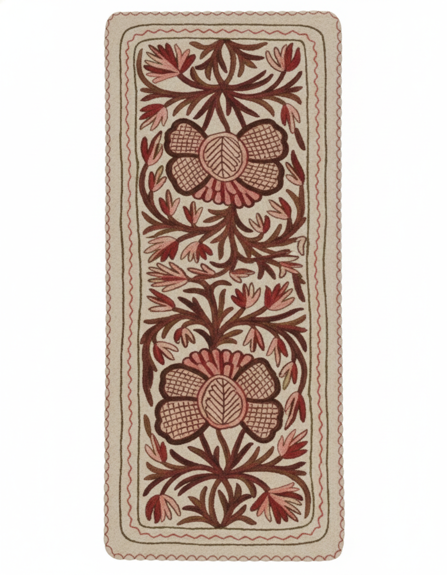 Crimson Nest- Bedside Runner