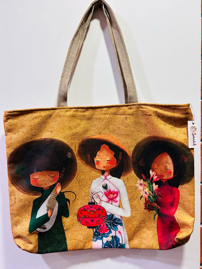 Eco Crafters Kawaii Tote Bag