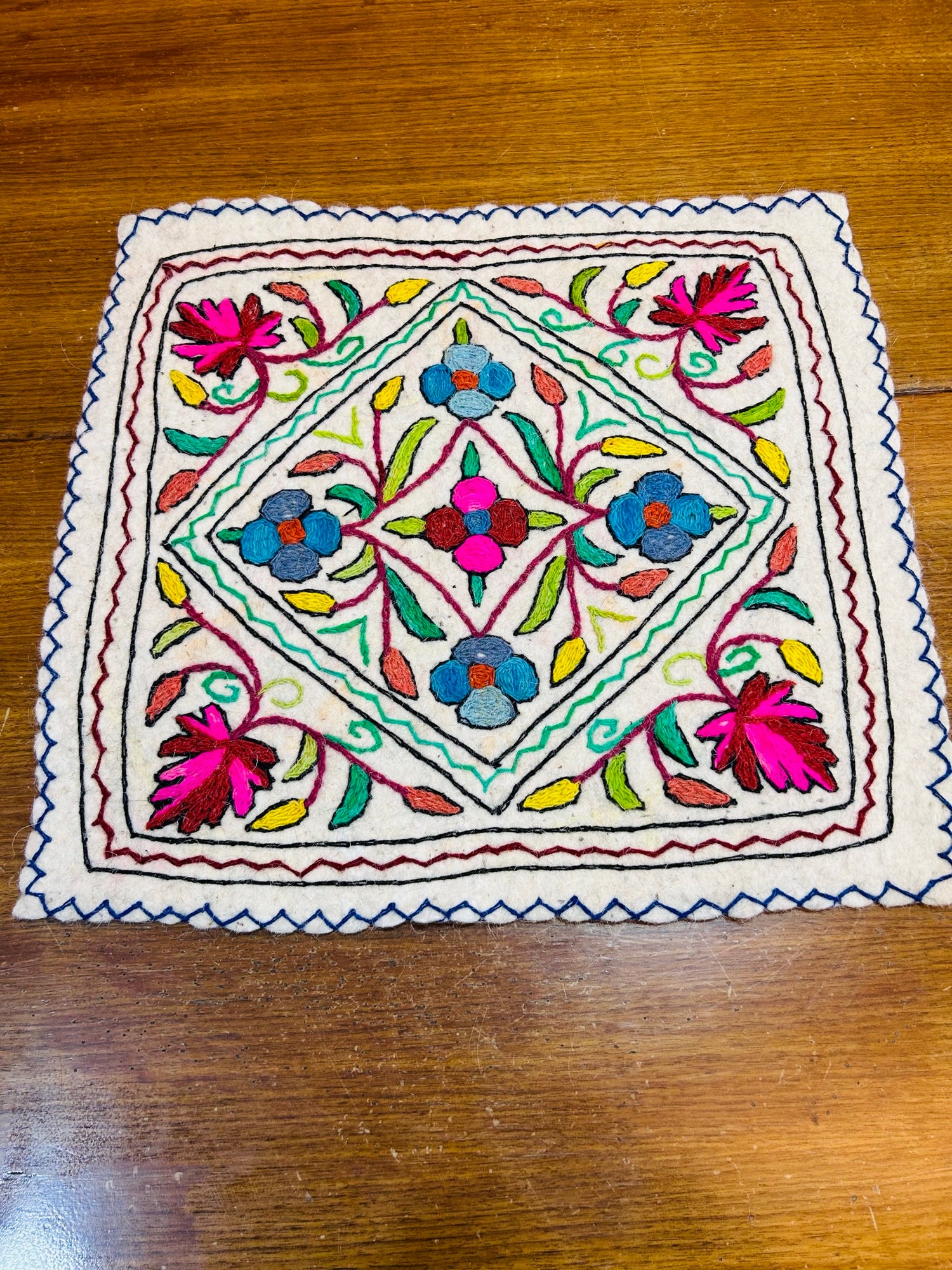 Square Rug - Garden Delight