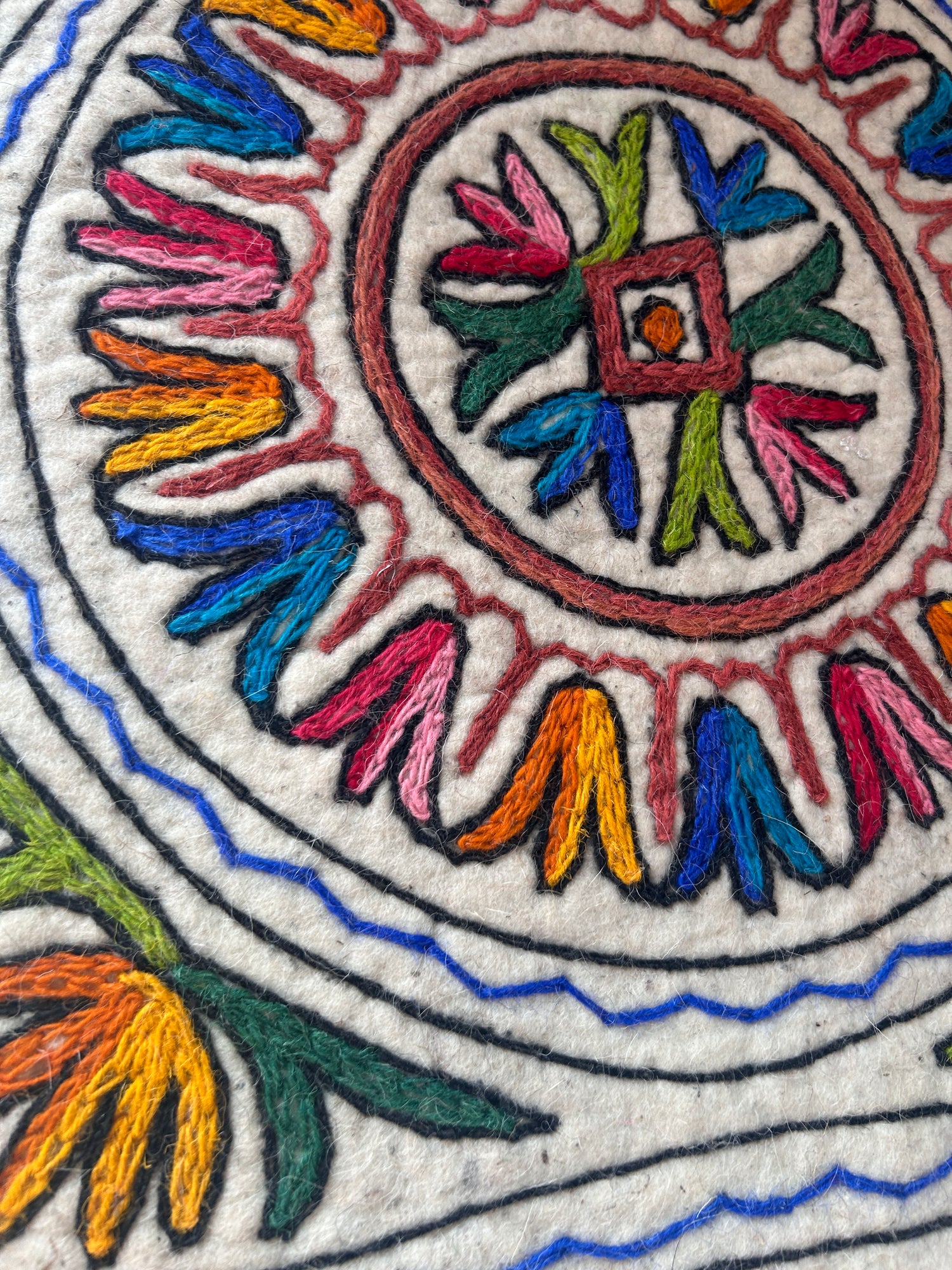 Square Rug - Meghna Mandala