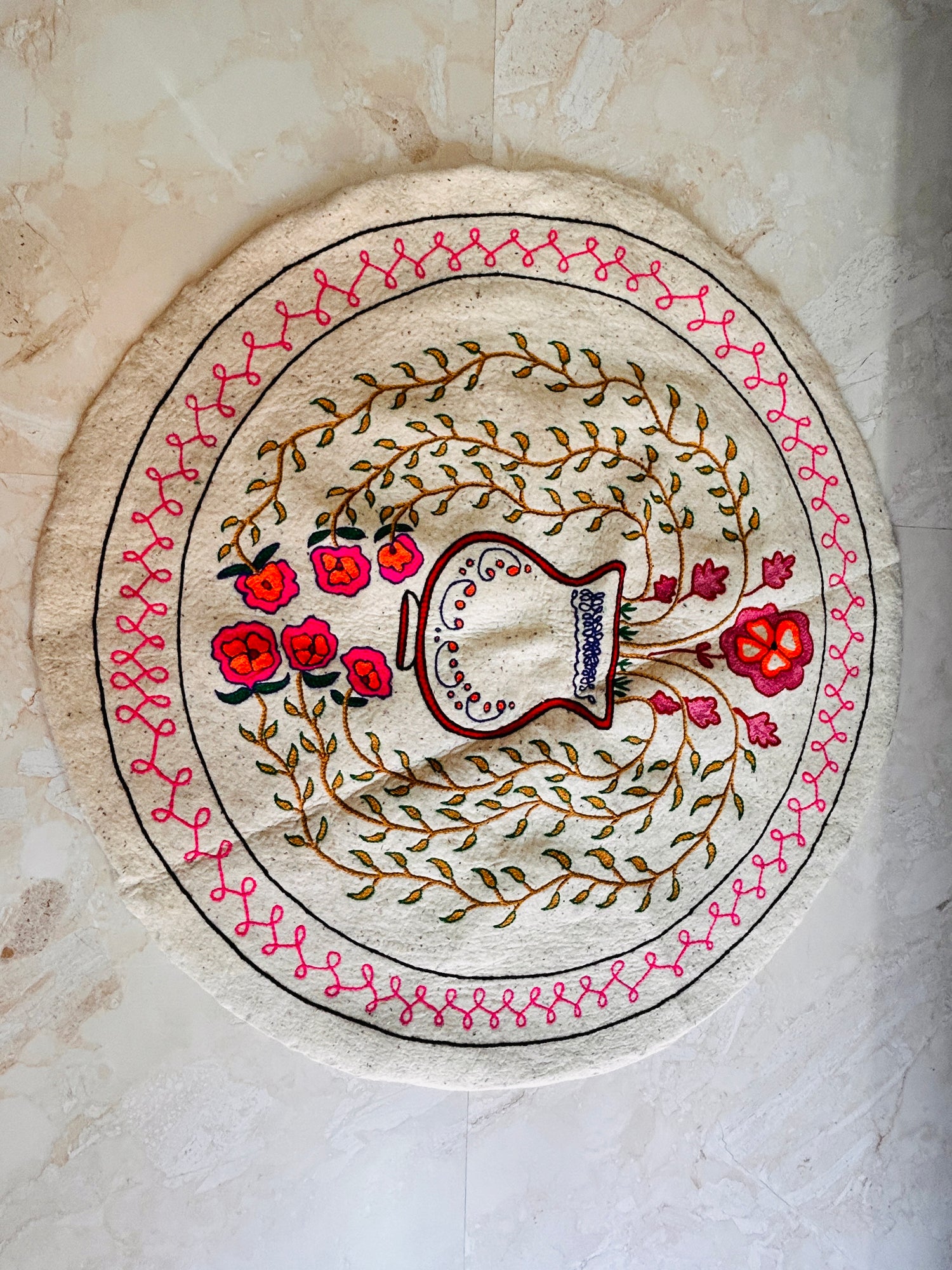 Round Rug - Dhoop Chaaon