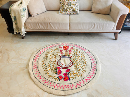 Round Rug - Dhoop Chaaon
