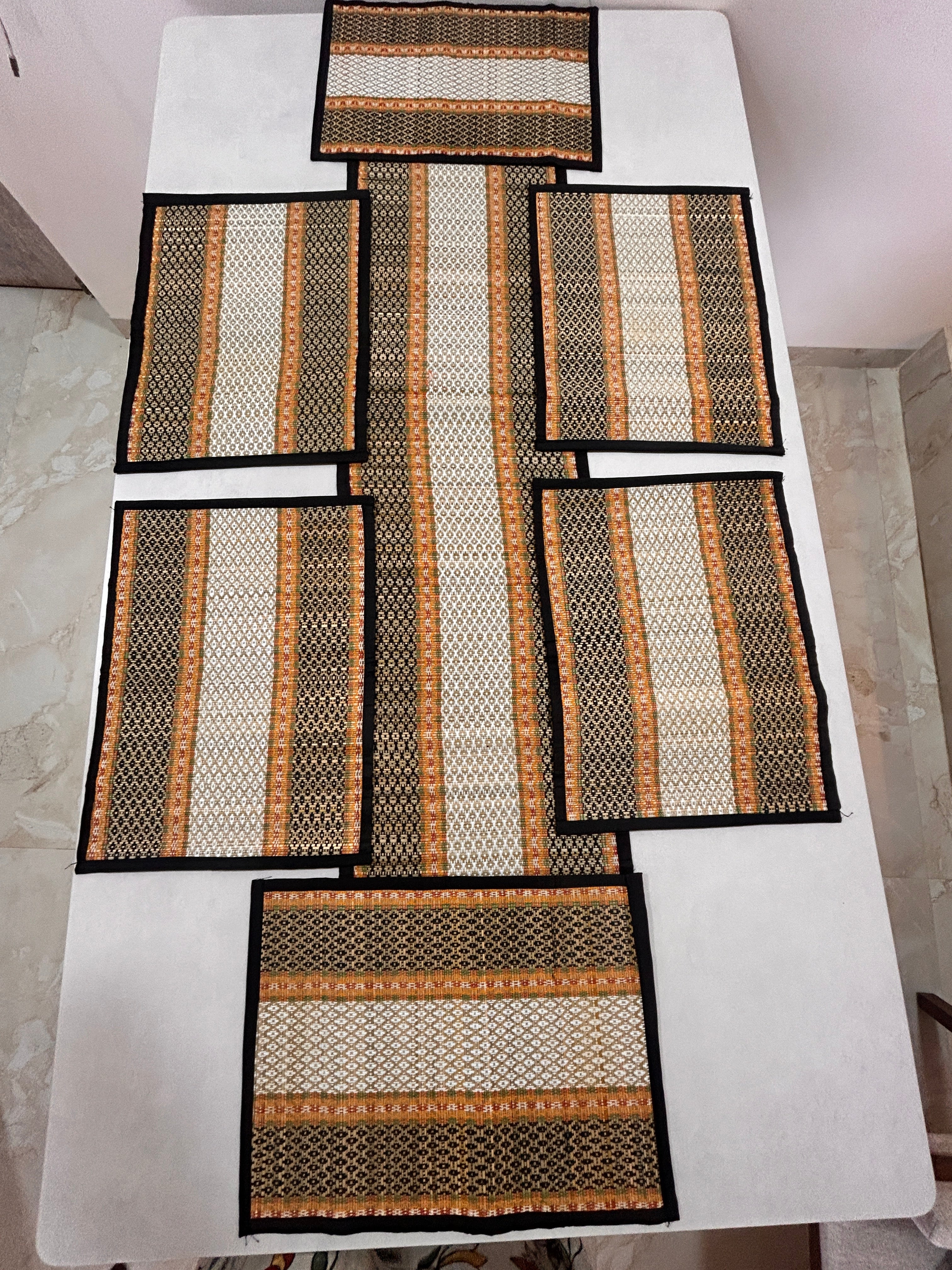 Earth Weave Runner &amp; Mat Set