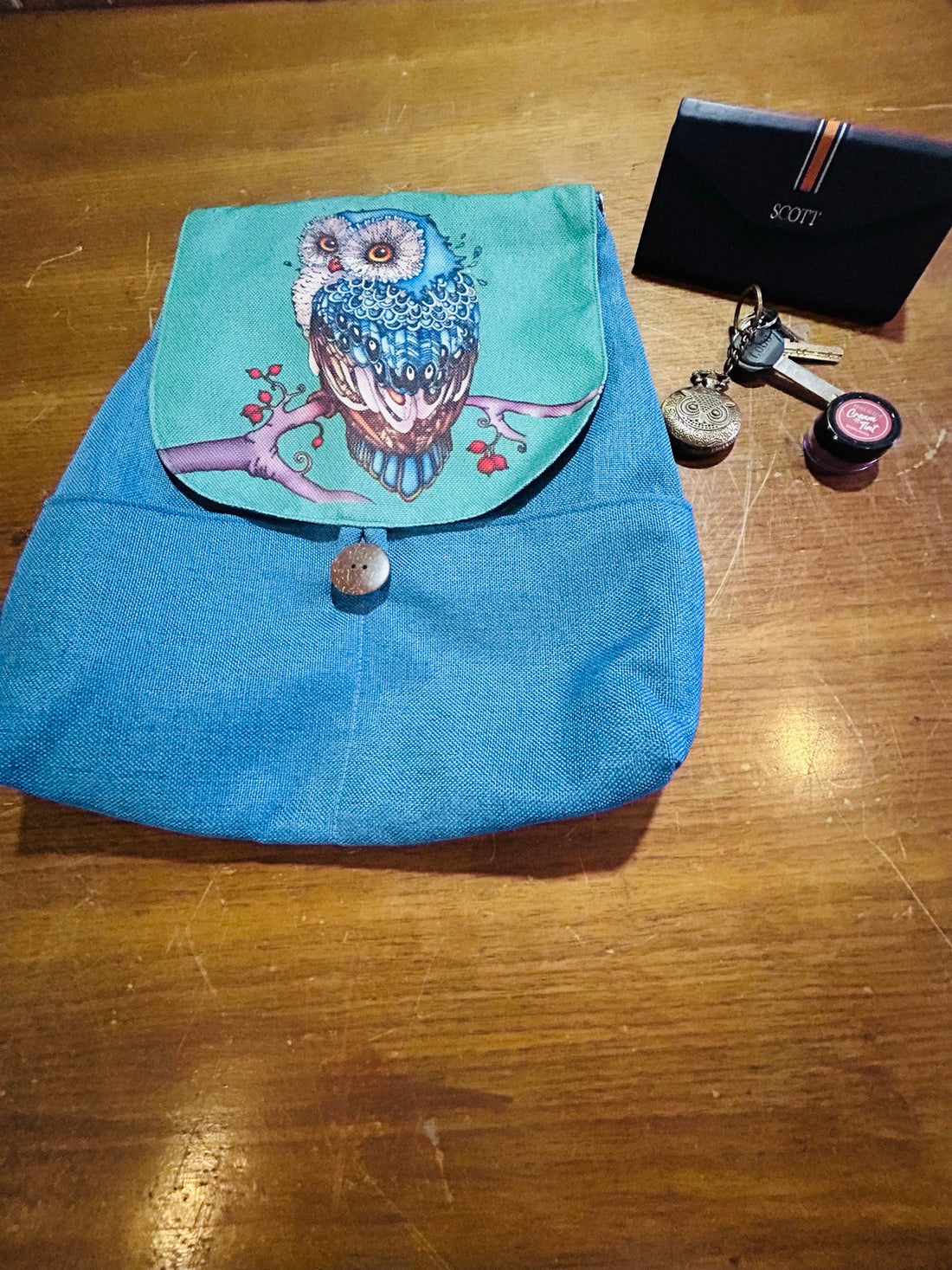 Moonlight Owl  Backpack Bag