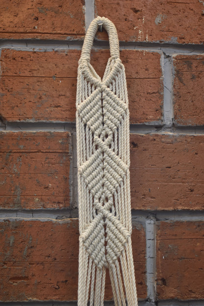 Maple-Macramé Plant Holder