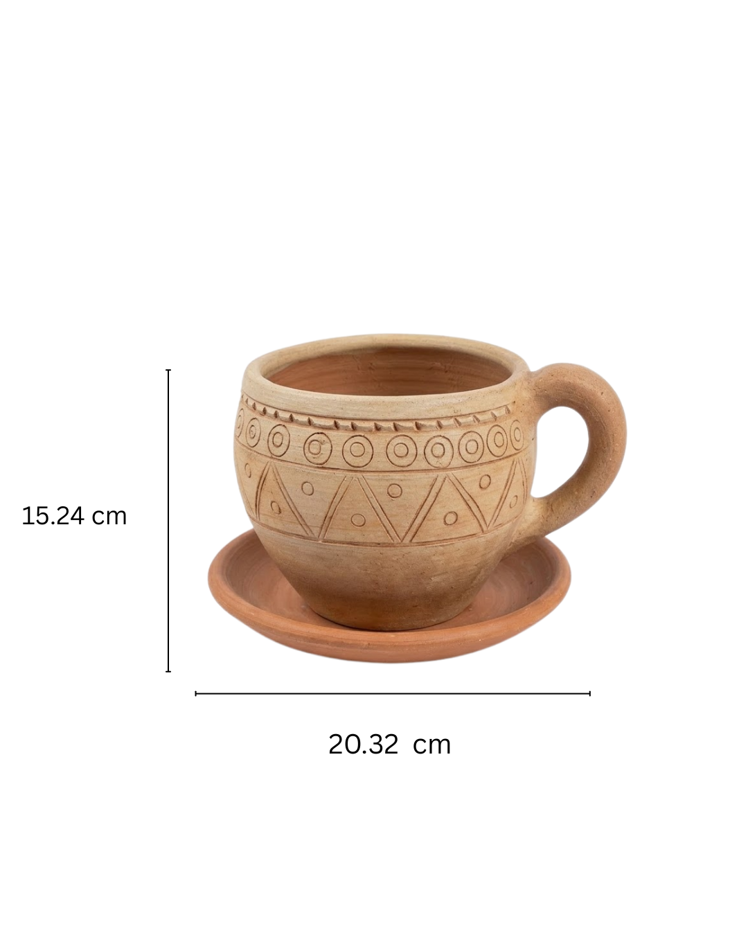 giant coffee cup and saucer planter Swadeh Cup-Saucer Planter (Big)