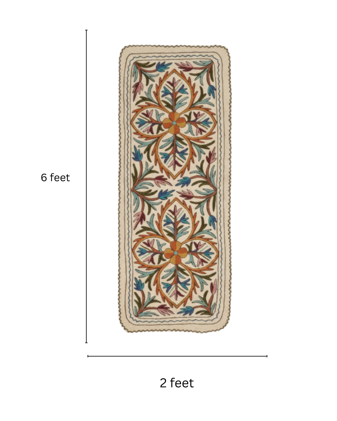 Loomed Horizon- Bedside Runner